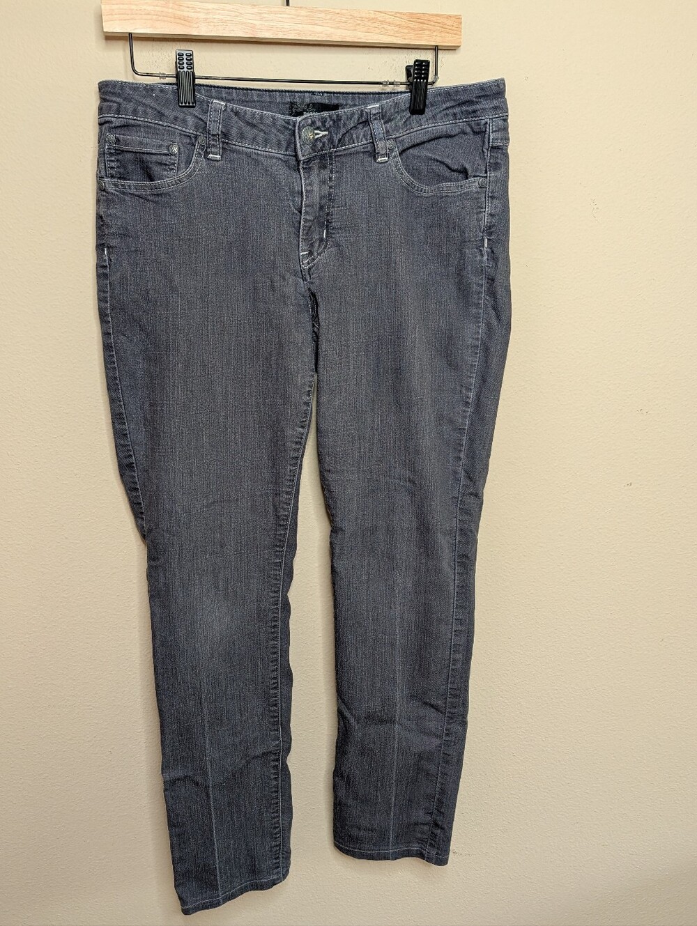Prana Gray Skinny Jeans‎ Organic Cotton Stretch Size 10/30